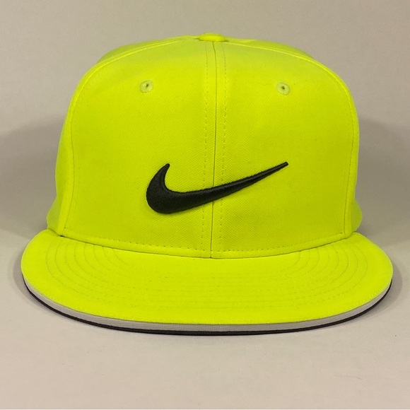 Nike Accessories Nike Golf Swoosh Embroidered Neon Yellow Stretch